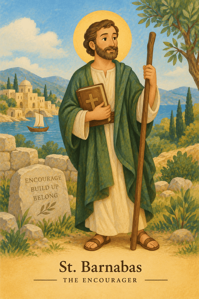 illustration of St Barnabas